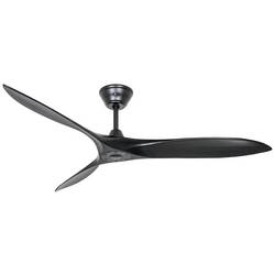 CasaFan ECO AIRSCREW 152 MS-MS stropní ventilátor 28 W (Ø x v) 1520 mm x 275 mm černá (matná) s dálkovým ovládáním, vhodný i pro zimní provoz