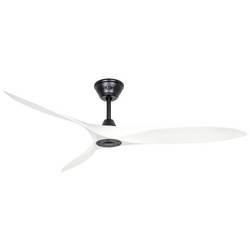 CasaFan ECO AIRSCREW 152 MS-MW stropní ventilátor 28 W (Ø x v) 1520 mm x 275 mm černá (matná) s dálkovým ovládáním, vhodný i pro zimní provoz