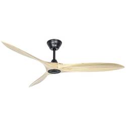 CasaFan ECO AIRSCREW 152 MS-NT stropní ventilátor 28 W (Ø x v) 1520 mm x 275 mm černá (matná) s dálkovým ovládáním, vhodný i pro zimní provoz