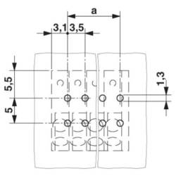 Phoenix Contact 1724977 svorkovnice pro tiskárny 1.5 mm² Pólů 7 zelená 50 ks Piece