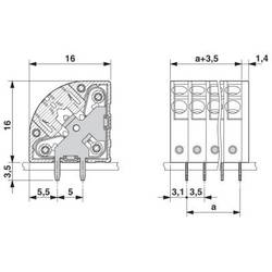 Phoenix Contact 1724977 svorkovnice pro tiskárny 1.5 mm² Pólů 7 zelená 50 ks Piece