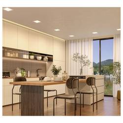 Deko Light 565433 Downlight - Anik Square 155 vestavné svítidlo, LED, 17 W, Dopravní bílá (RAL 9016)