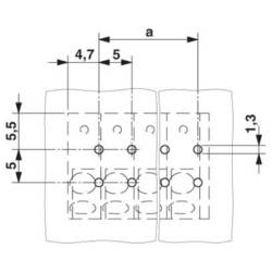 Phoenix Contact 1725380 svorkovnice pro tiskárny 2.5 mm² Pólů 8 zelená 50 ks Piece