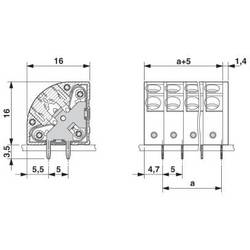 Phoenix Contact 1725380 svorkovnice pro tiskárny 2.5 mm² Pólů 8 zelená 50 ks Piece