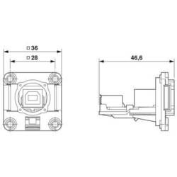 Phoenix Contact CUC-V06-F1PGY-UBB/UBAB vestavný modul USB Keystone 1 ks