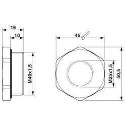 Phoenix Contact 1410741 REDUC-K-KV-M40/M25 BK M40 M25 Polyimid černá 10 ks