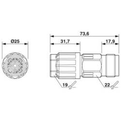 Phoenix Contact QPD C 2PE1,5 1X4-9 BK 1414699 výkonová spojka, 1 ks