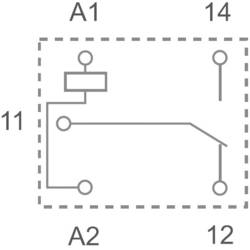 Finder 36.11.9.012.4011, 36.11.9.012.4011-25 relé do DPS, monostabilní, 1 cívka, 250 V/AC, 10 A, 1 ks