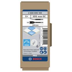 Bosch Accessories 2608690100 plochý sekáč 50 mm Celková délka 300 mm SDS max 5 ks