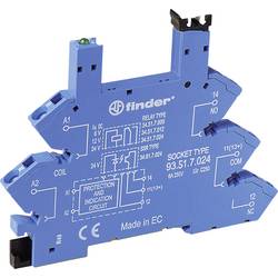Finder 93.51.8.240 patice pro relé Finder řada 34, Finder 34.51, Finder 34.81, (d x š x v) 93.6 x 6.2 x 76 mm, Tray, 10 ks