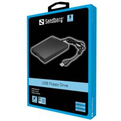Sandberg Sandberg USB Floppy Mini Reader - Laufwerk - Diskette (1.44 MB) 3,5 palcový disk