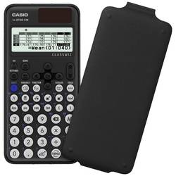 Casio FX-87DE CW technicko-vědecký počítač, displej (počet míst) 10, na baterii, solární napájení, černá