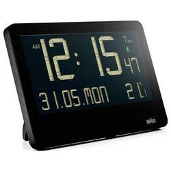 Braun BC14B-DCF DCF nástěnné hodiny 261 mm x 173 mm , černá