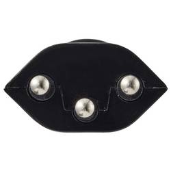Sygonix SY-7279262 zástrčka švýcarská plast 250 V/AC černá