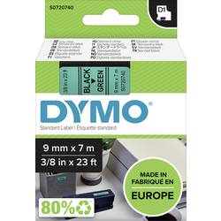 etikety DYMO D1 40919 polyester Barva pásky: zelená Barva písma:černá 9 mm 7 m