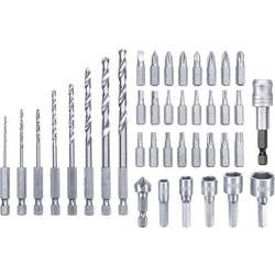 kwb 108910 39dílná sada bitů a vrtáků kov 2 mm, 2.5 mm, 3 mm, 3.5 mm, 4 mm, 5 mm, 6 mm, 6.5 mm