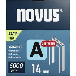 Novus Tools 042-0764 svorky z jemného drátu Typ 53 5000 ks Rozměry (d x š) 14 mm x 11.3 mm