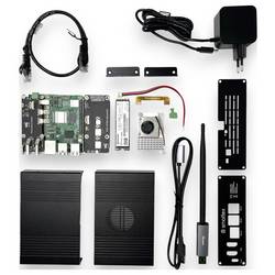 Smattex Raspberry Pi® 4 B , vč. pouzdra, vč. napájecího zdroje, vč. chladicího tělesa, vč. Noobs OS, Operační paměť 4 GB