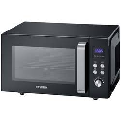 Severin MW 7763 mikrovlnná trouba černá, nerezová ocel 900 W funkce grilování