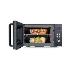 Severin MW 7763 mikrovlnná trouba černá, nerezová ocel 900 W funkce grilování