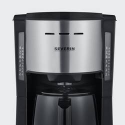 Severin KA 9308 kávovar nerezová ocel kartáčovaná, černá připraví šálků najednou=8 termoska