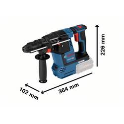 Bosch Professional GBH 18V-26 F solo SDS plus-aku vrtací kladivo 18 V Li-Ion bezkartáčové, kufřík, bez akumulátoru, bez nabíječky