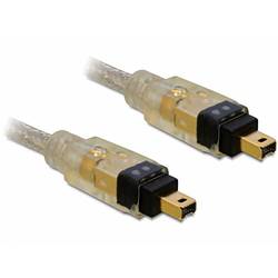 Delock Firewire kabel [1x firewire (400) zástrčka 4pólová - 1x firewire (400) zástrčka 4pólová] 1 m šedá