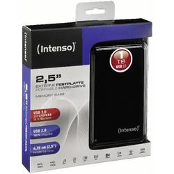 externí HDD 6,35 cm (2,5) Intenso Memory Case 1 TB, USB 3.2 (Gen 1x1) , černá