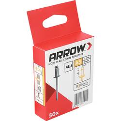 Arrow Tool Group 725114 slepý nýt (Ø x d) 5 mm x 8 mm hliník hliník hliník RA 5 X 8 ALU 50ST 50 ks