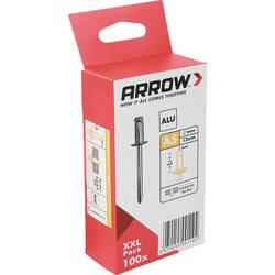 Arrow Tool Group 001102 slepý nýt (Ø x d) 5 mm x 12 mm hliník hliník hliník RA 5 X 12 ALU 100ST 100 ks