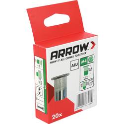 Arrow Tool Group 762669 slepá nýtovací matice (Ø x d) 6 mm x 10.5 mm M4 hliník hliník RN M4 6 x 10,5 ALU 20ST 20 ks