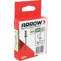 Arrow Tool Group 301004 slepý nýt (Ø x d) 3 mm x 10 mm hliník hliník RA 3 X 10 ALU 50ST 50 ks