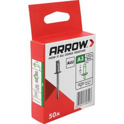 Arrow Tool Group 308003 slepý nýt (Ø x d) 3 mm x 8 mm hliník hliník hliník RA 3 X 8 ALU 50ST 50 ks