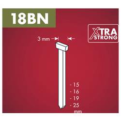 Arrow Tool Group 382164 Hřebíky do sponkovačky Vnější délka 16 mm 1000 ks