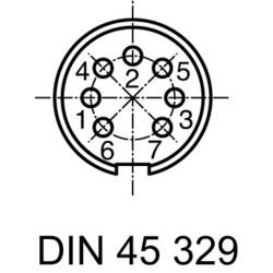 Amphenol T 3487 000 kulatý faston, 1 ks