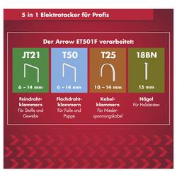 Arrow Tool Group ET501F, 385745 elektrická sponkovačka