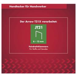 Arrow Tool Group T21X, 819059 ruční sponkovačka, dĺžka 6 - 12 mm