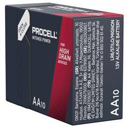 PROCELL Procell Intense MN1500 tužková baterie AA alkalicko-manganová, 3.016 Ah, 1.5 V, 10 ks