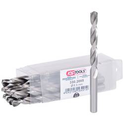 KS Tools 330.2085 330.2085 HSS-G sada spirálových vrtáku do kovu 8.5 mm Celková délka 117.0 mm Neizolované DIN 338 10 ks