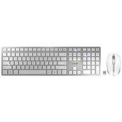 CHERRY JD-9100EU-1 bezdrátový, bezdrátový sada klávesnice a myše US anglická, QWERTY bílá