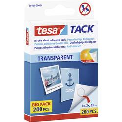 tesa TACK Oboustranně lepicí podložky transparentní Množství: 200 ks