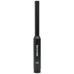 na stojanu měřicí mikrofon Omnitronic MM-2USB Druh přenosu:USB, kabelový vč. ochrany proti větru