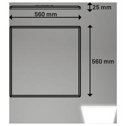 Briloner TAVA 7535416 LED panel 45 W neutrální bílá bílá