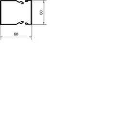 Hager FWKP600600VERZ Protipožární kanál elektroinstalační kanál (d x š x v) 2000 x 60 x 60 mm 2 m