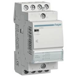 Hager ESC426S instalační stykač DC obvod 4 rozpínací kontakty 1900 W 230 V Low Noise Piece 1 ks