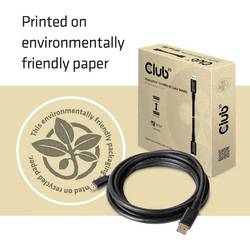 club3D DisplayPort kabel Konektor DisplayPort, Konektor DisplayPort 4.00 m černá CAC-1069B 8K UHD Kabel DisplayPort