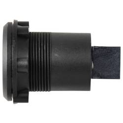 TRU COMPONENTS TC-14378436, vestavěná zásuvka, zásuvka, černá, 1 ks