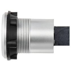 TRU COMPONENTS TC-14378444, vestavěná zásuvka, zásuvka, stříbrná, 1 ks