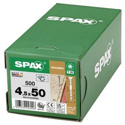 SPAX 0541010450505 šroub ze zápustnou hlavou 4.5 mm 50 mm T-STAR plus ocel 500 ks