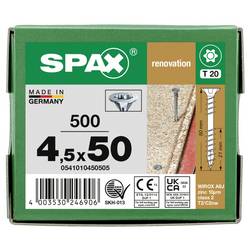 SPAX 0541010450505 šroub ze zápustnou hlavou 4.5 mm 50 mm T-STAR plus ocel 500 ks